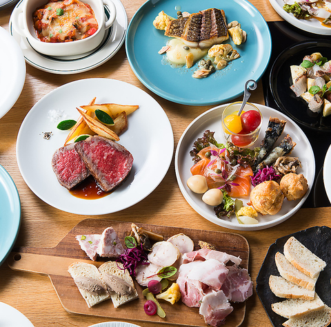 肥後橋駅から徒歩約5分・フレンチを肩ひじ張らずにカジュアルにお楽しみください♪