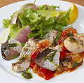 料理メニュー写真&nbsp;魚介類のサラダ ラタトゥイユ添え バジリコ風味