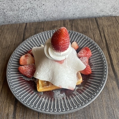 いちご大福ワッフル