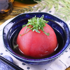 冷やし出汁トマト