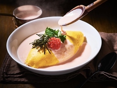 明太子クリームオムライス