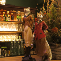 英国の田舎パブを再現した空間