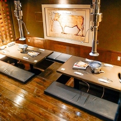 最大20名様までOKの堀炬燵空間。