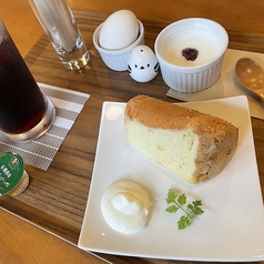 シフォンケーキモーニング