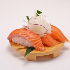 サーモン三味