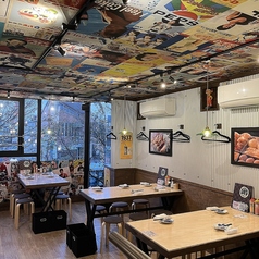 2階テーブル席。