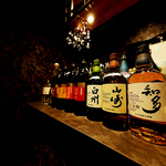 日本酒・焼酎・ウイスキー等を幅広くご準備しております。お好みに合わせてお楽しみください。