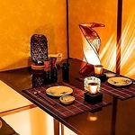 ゆったりテーブル席の完全個室を完備。個室確約で会社宴会にも♪最大50名OK