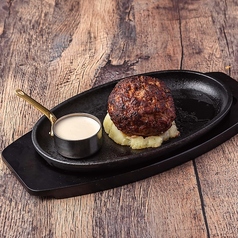 白のフロマージュハンバーグ