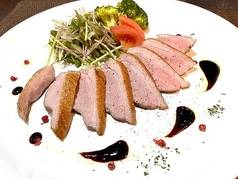鴨ローストバルサミコソース添え