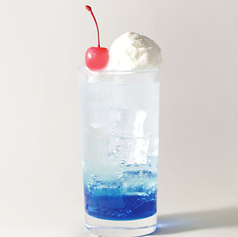 レトロクリームソーダ(ブルーキュラソー）