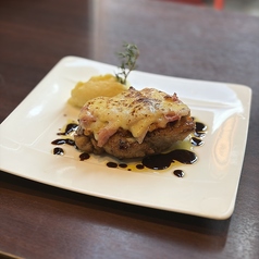 大山鶏のロティ クロックムッシュ風