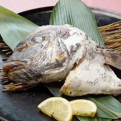 鯛のかぶと焼き