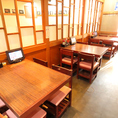 活気ある店内でワイワイ乾杯！！楽しい時間をお過ごし下さい