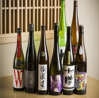 厳選道産食材に合う、四季折々の日本酒