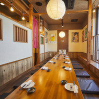 最大54名までご利用可能な個室