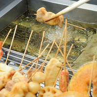 気取らず旨い、串カツのこだわり