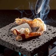海鮮溶岩焼き