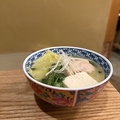 料理メニュー写真&nbsp;自家製鶏スープの水炊き(お椀）