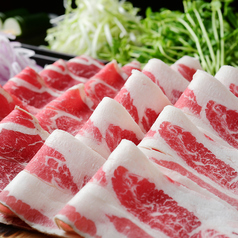 吟醸牛＆飛騨豚しゃぶしゃぶコース《食べ放題120分》5,280円の写真