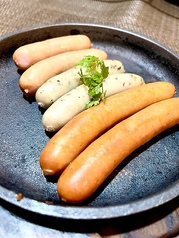3種のソーセージ盛合せ