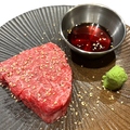 料理メニュー写真&nbsp;黒毛和牛ランプステーキ 100g