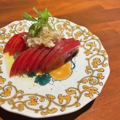 フルーツトマトのネギ塩だれ