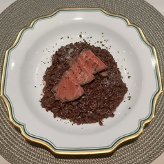 国産黒和牛　赤ワインリゾット