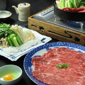 料理メニュー写真 京野菜と松阪肉のすき焼