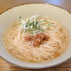 沖縄そうめん使用!梅にゅうめん