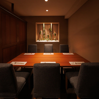 記念日や接待、会食ににぴったりな完全個室