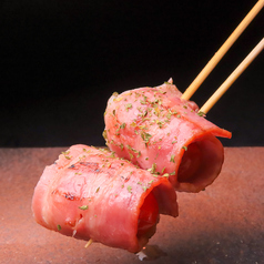 プチトマトのベーコン巻き