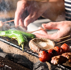 洞爺湖で誕生した職人の『炉』で焼くパリっと串220円～