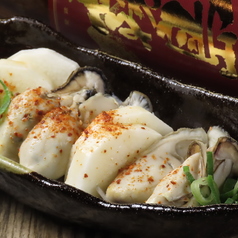 ゆで牡蠣ポン酢