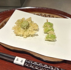 天麩羅春善のコース写真