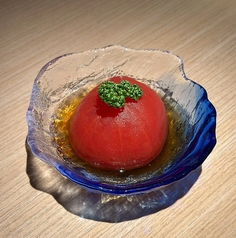 トマトの出汁漬け