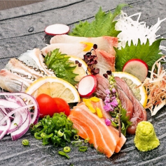 浜焼き さしみ 肉 酒房 万太郎のコース写真