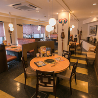 普段使いから記念日まで。広々60席！レイアウト自由です