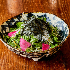 豆腐とじゃこのサラダ