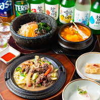 豊富な韓国料理の数々♪
