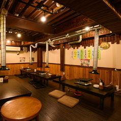 【座敷席】広々とした座敷席は大人数利用におすすめ◎座敷席全利用で半個室としてご利用いただけます！学校行事の打ち上げや、会社宴会、団体さまのご旅行などに最適です◎