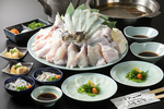【贅沢】3980円、4980円で贅沢ふぐを堪能★+1000円で100分飲み放題付きに★(各税別）