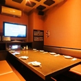 掘りごたつの個室をご用意！お仕事帰りでも、足の疲れを気にせずお食事をお楽しみいただけます♪人数等、お気軽にご相談ください。各種ご予約をお待ちしております！
