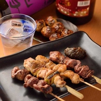 【こだわりの炭火串焼き】毎日仕入れる新鮮素材を使用★