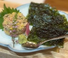 しらすとアボカドのペペロン炒め