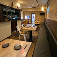 【店内は全席禁煙】タバコのにおいが苦手な方・お子様連れのお客様も安心してご来店頂けます◎店内には使いやすいテーブル席を多数ご用意。のんびりお食事を楽しめます。ベビーカーでのご来店もお気軽に♪
