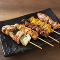 料理メニュー写真&nbsp;串盛り合わせ五種