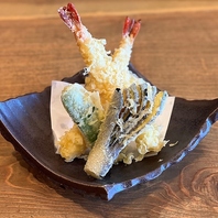 四季の味覚を楽しむ天ぷら！お蕎麦やお酒とともに♪