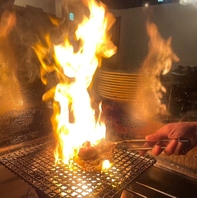 焼きにこだわる本場九州の『もも炭火焼』1400円