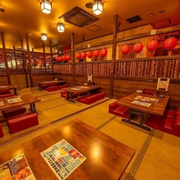 60名様から貸切OK！最大200名様を収容できる広々空間♪